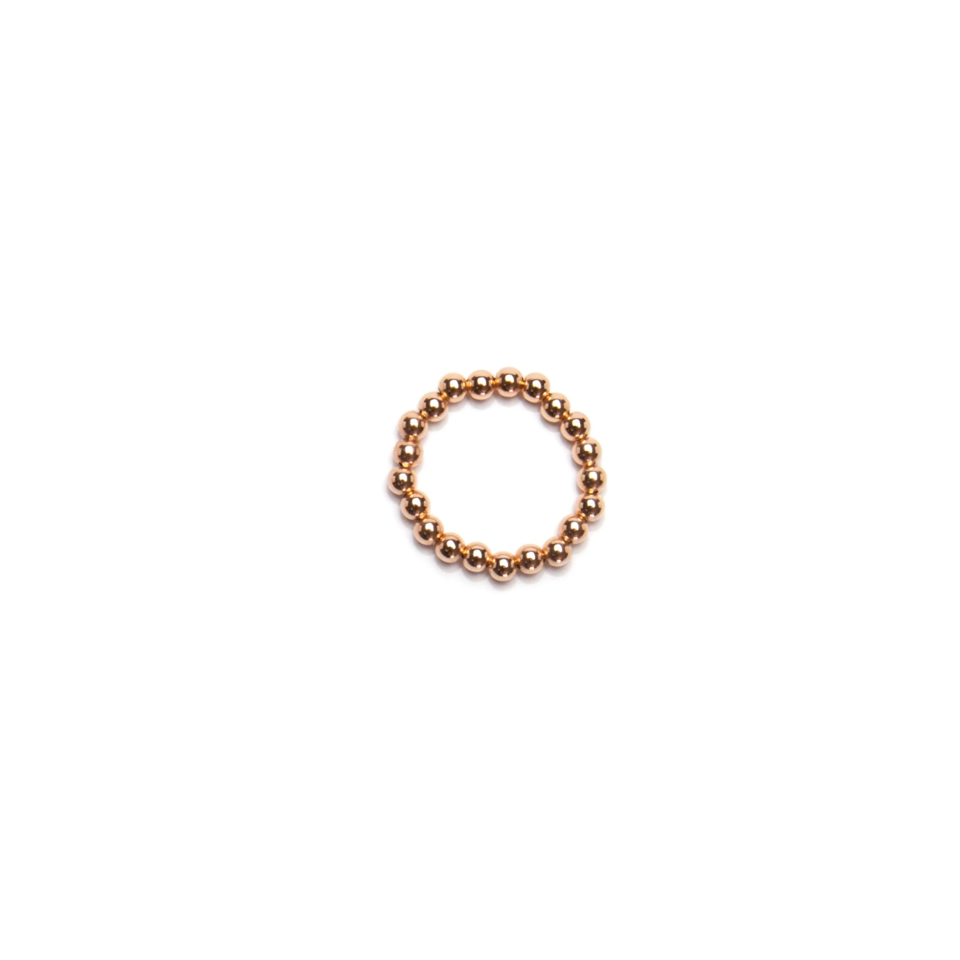 Classic 3mm Ring in 14k Rose Gold Filled Beads