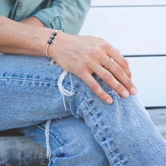 Classic 3mm Ring in 14k Rose Gold Filled Beads
