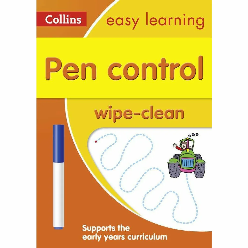 Collins Easy Learning Age 3-5 Wipe Clean Activity 3 Books Collection Set