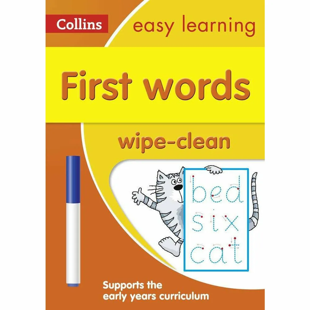 Collins Easy Learning Age 3-5 Wipe Clean Activity 3 Books Collection Set