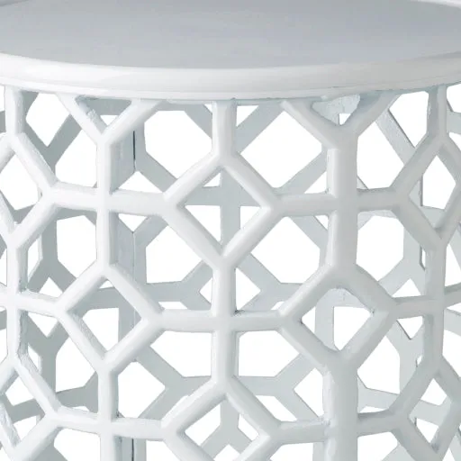 Contemporary Hale Aluminum Accent Table