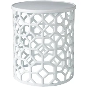 Contemporary Hale Aluminum Accent Table