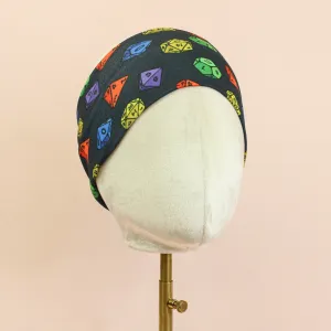 D&D Dice Stretch Headband
