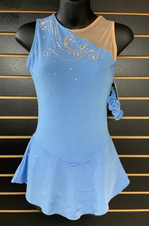 Del Arbour Ready to Ship One Shoulder Dress with Crystals