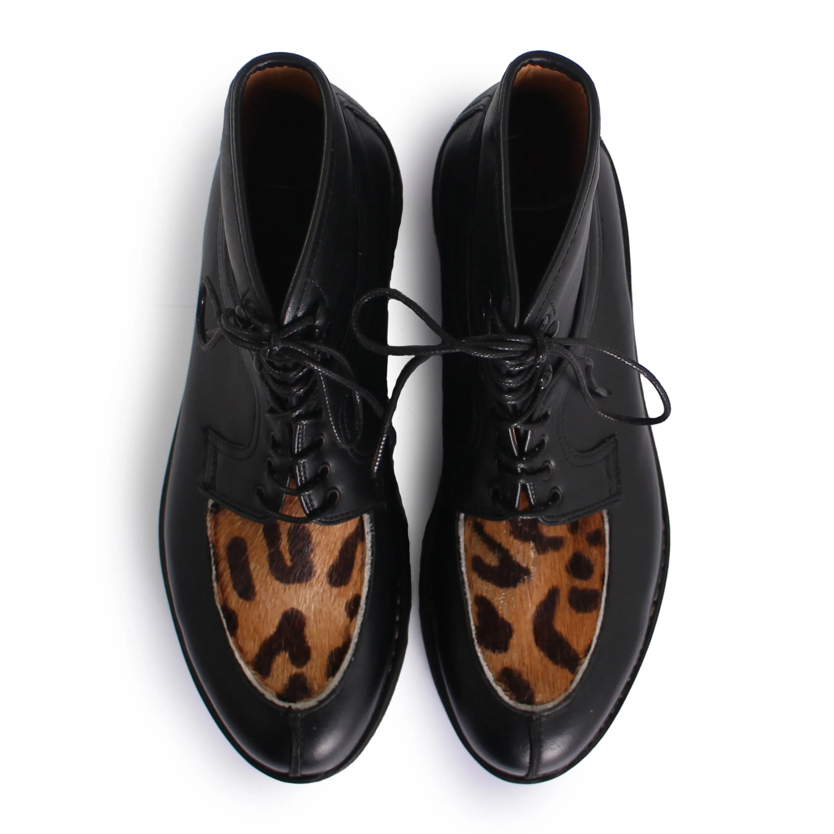 Delemont Boots   leopard print