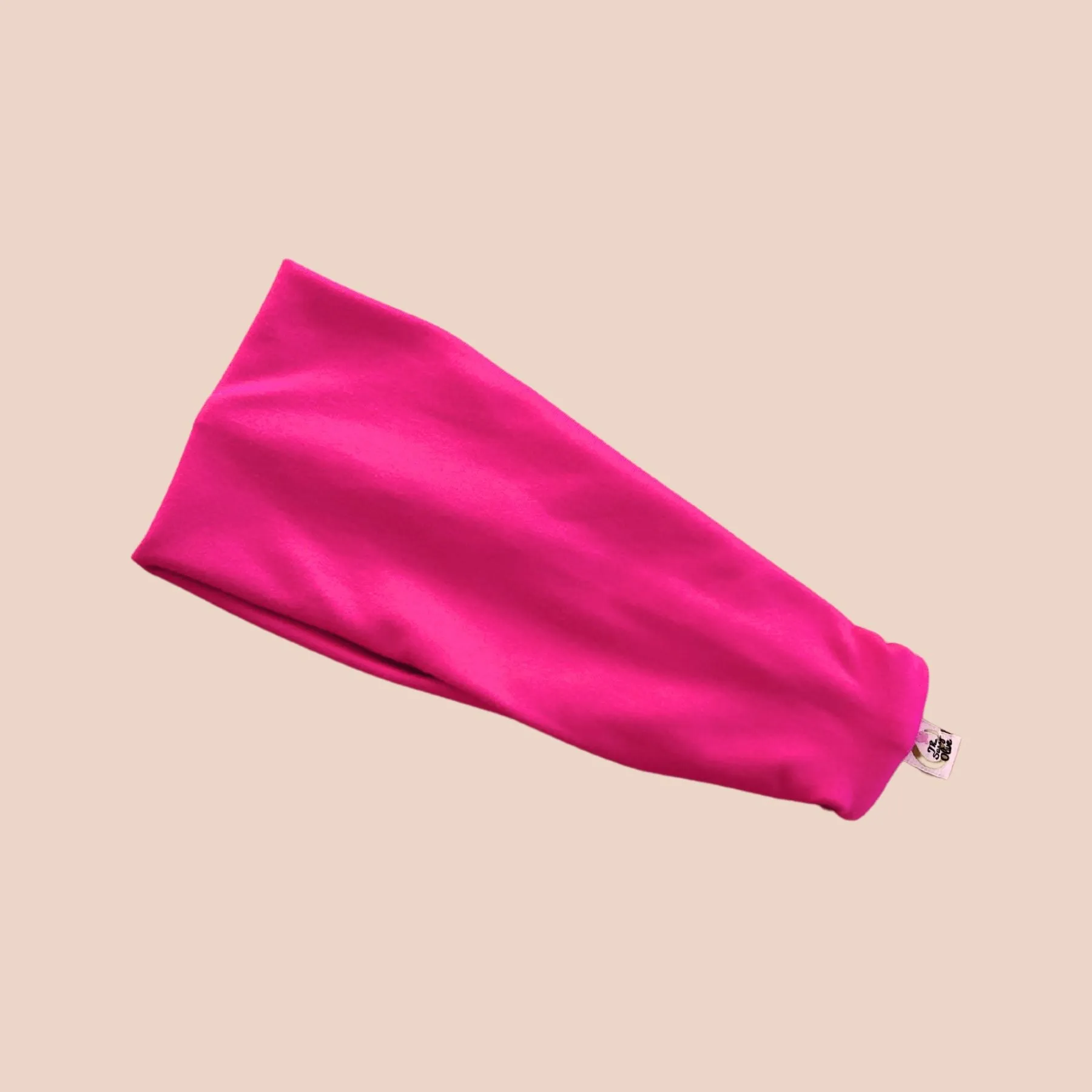 Dolly Pink Solid Stretch Headband