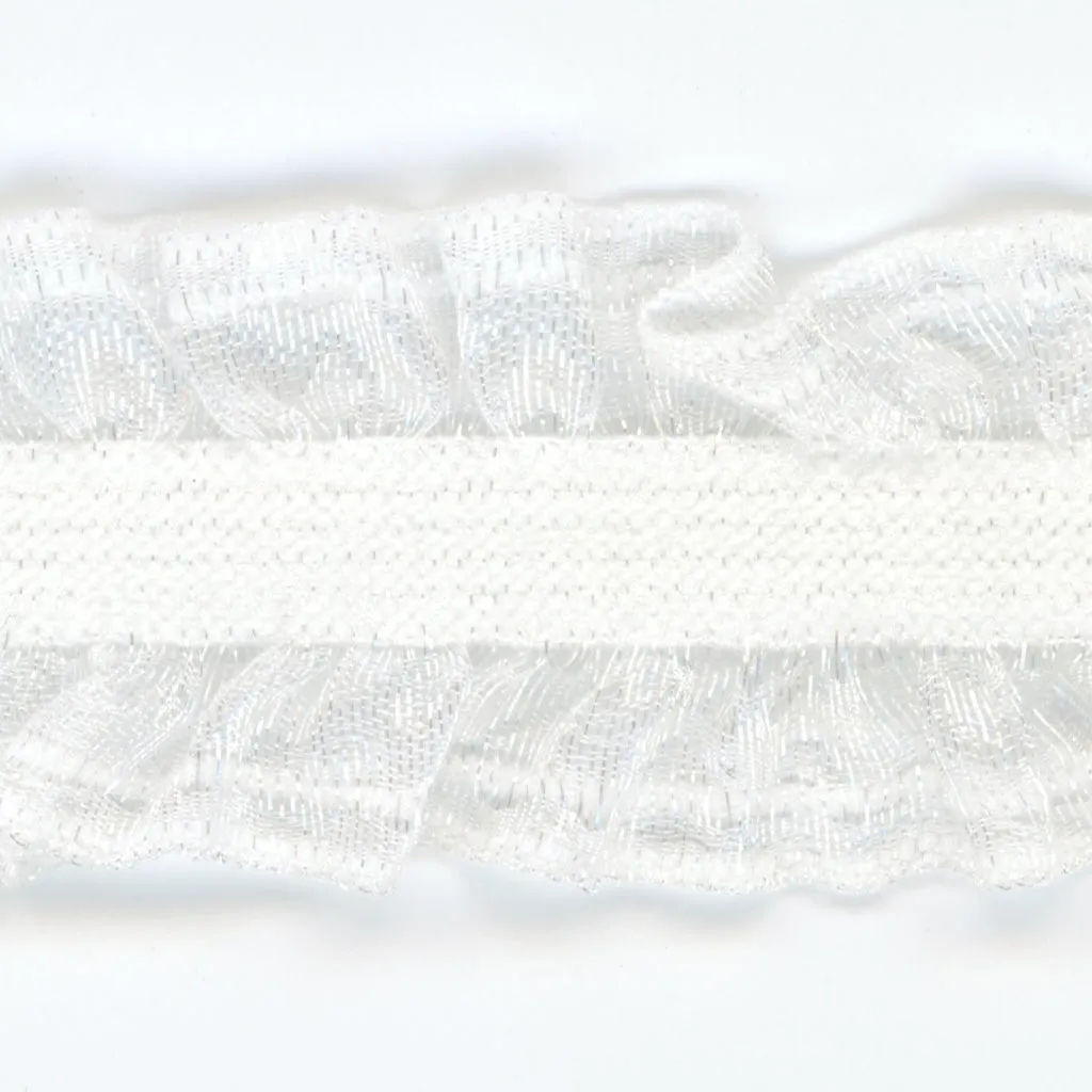 Double Frill Stretch #01 White