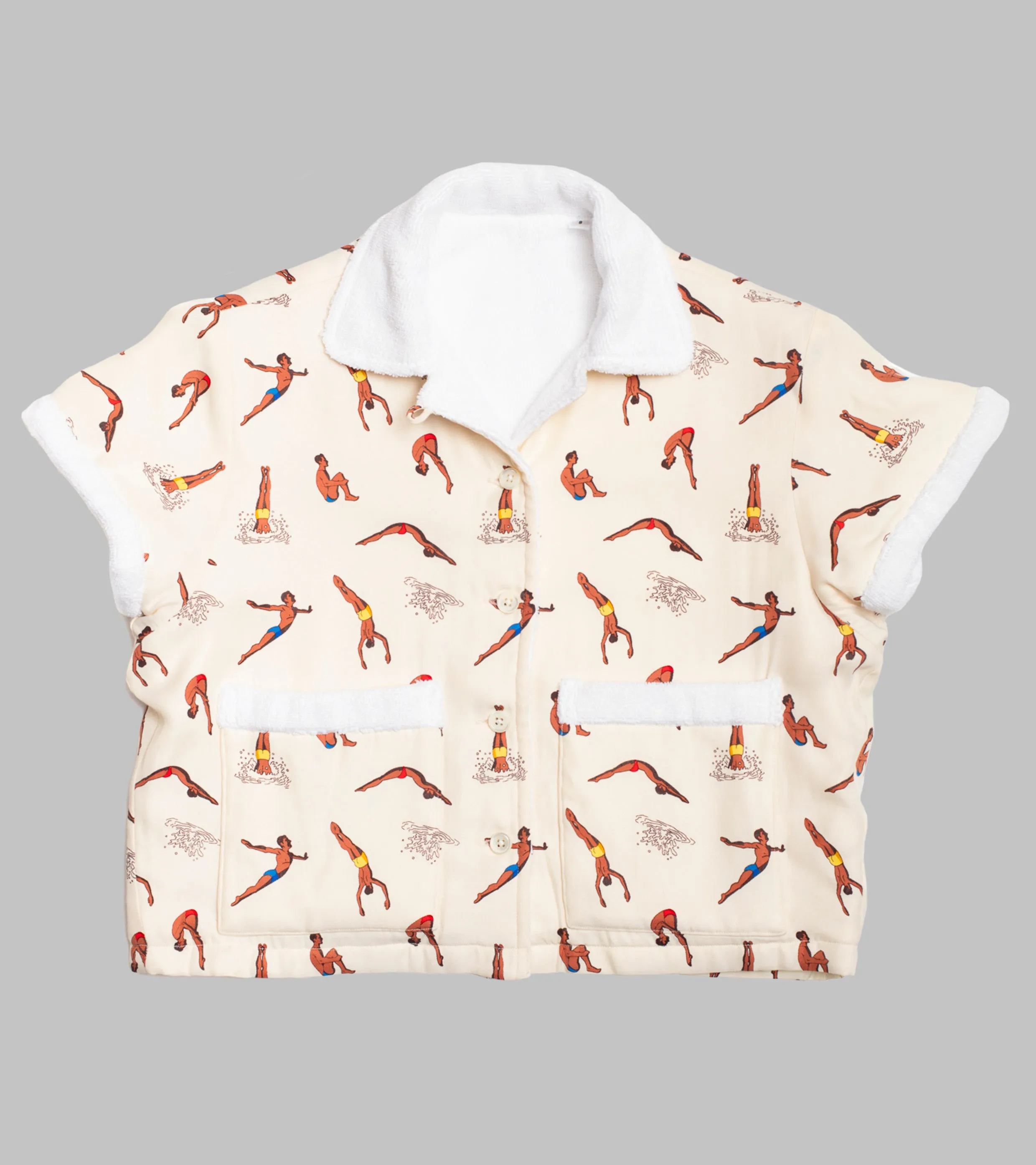 Emmeline Cropped Towel Shirt Diving