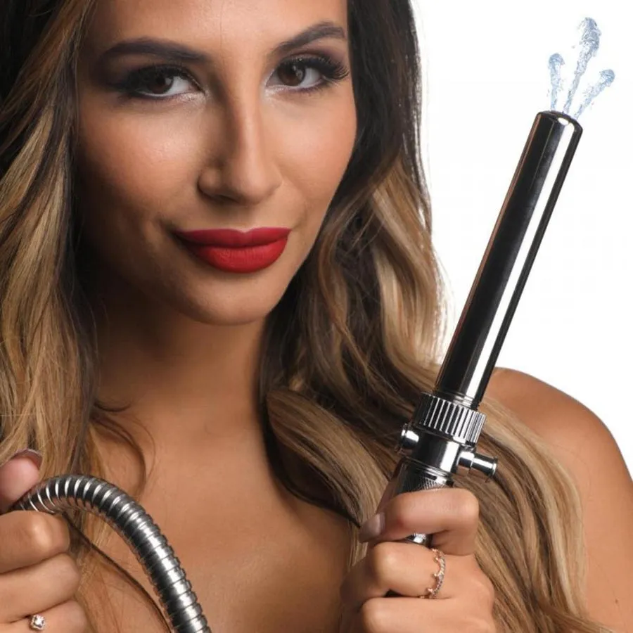 Enema Nozzle with Easy-Push Valve ~ Clean Stream