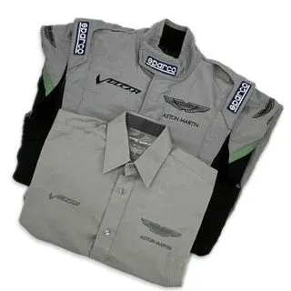 Genuine Darren Turner Used  Aston Martin Vulcan Race Suit and Press Shirt Goodwood 2015