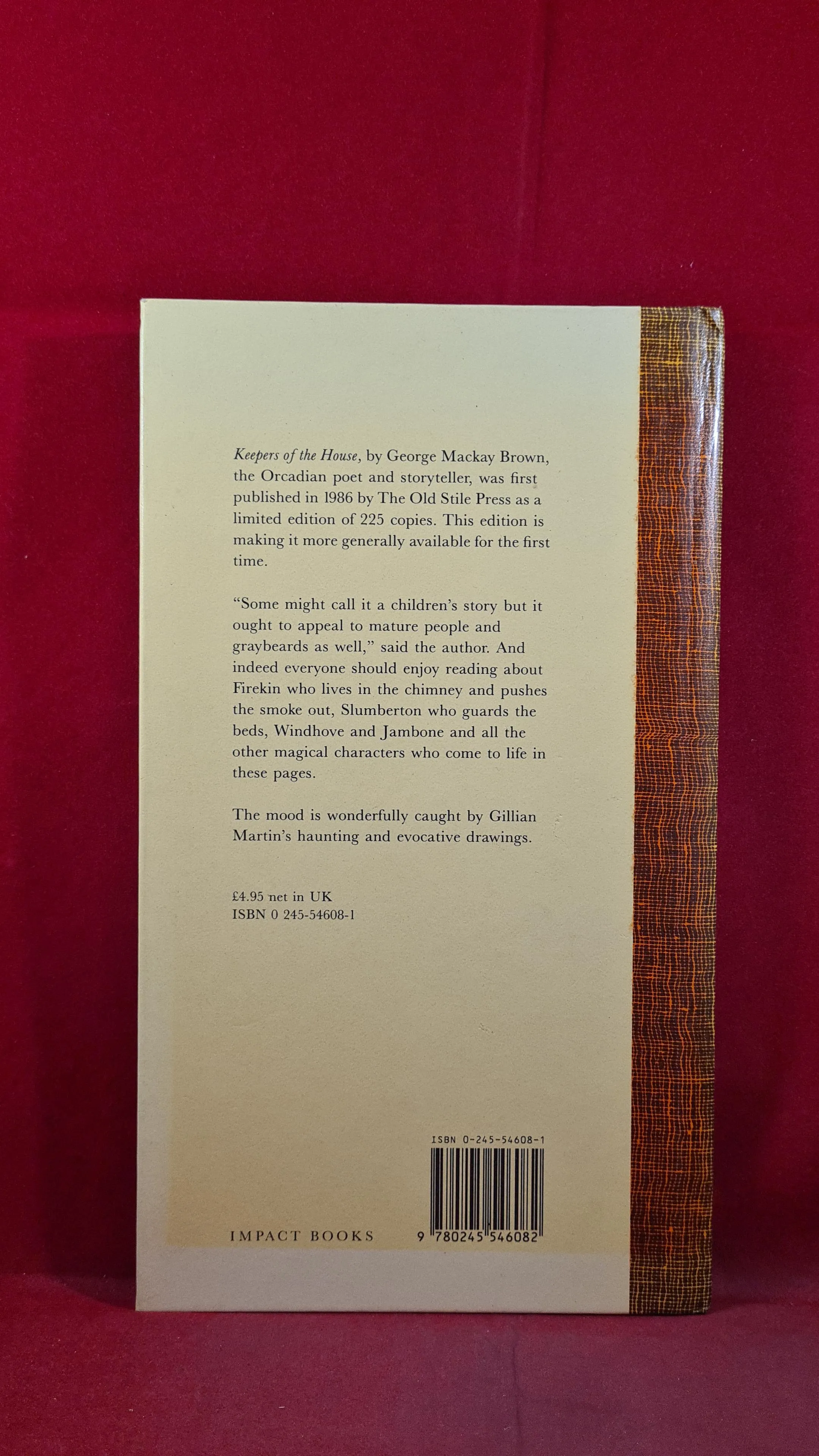 George Mackay Brown - Keepers of the House, The Old Stile Press, 1986