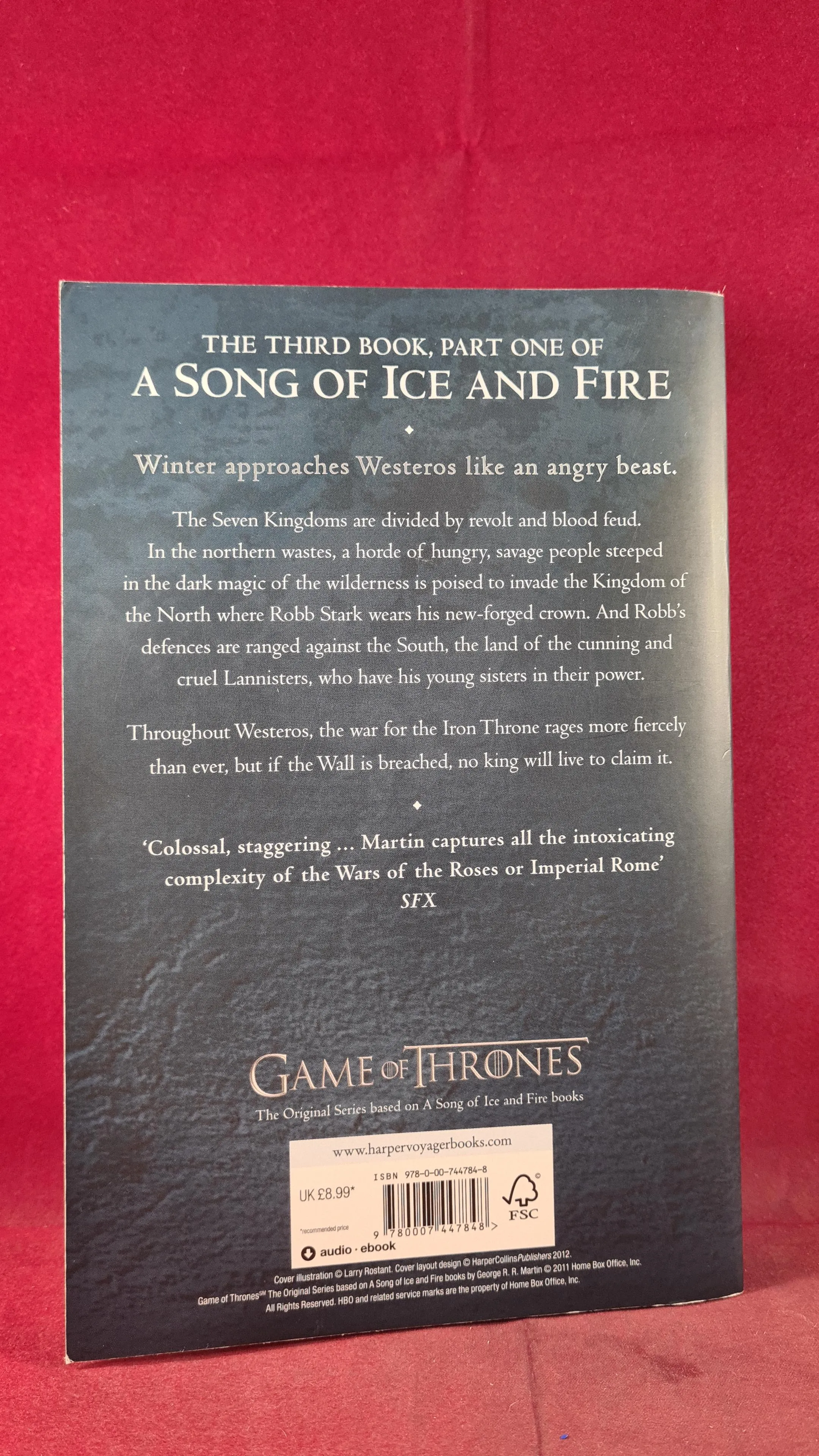 George R R Martin - A Storm of Swords, Harper, 2011, Paperbacks