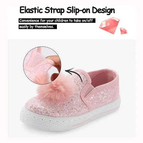 Girls Toddler Casual Sneakers Pink - KomForme