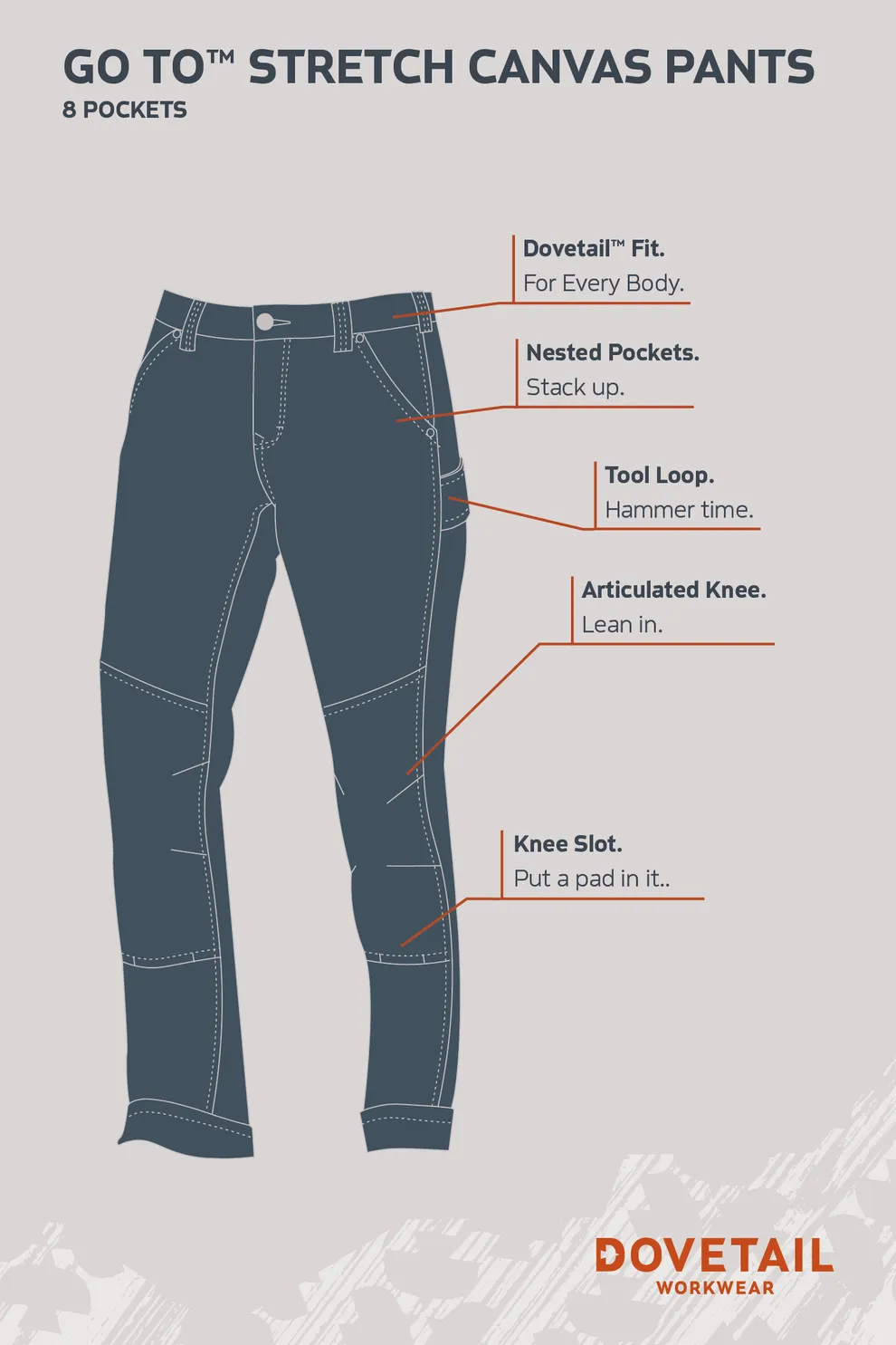 GO TO™ Stretch Canvas Pant - Carbon Black