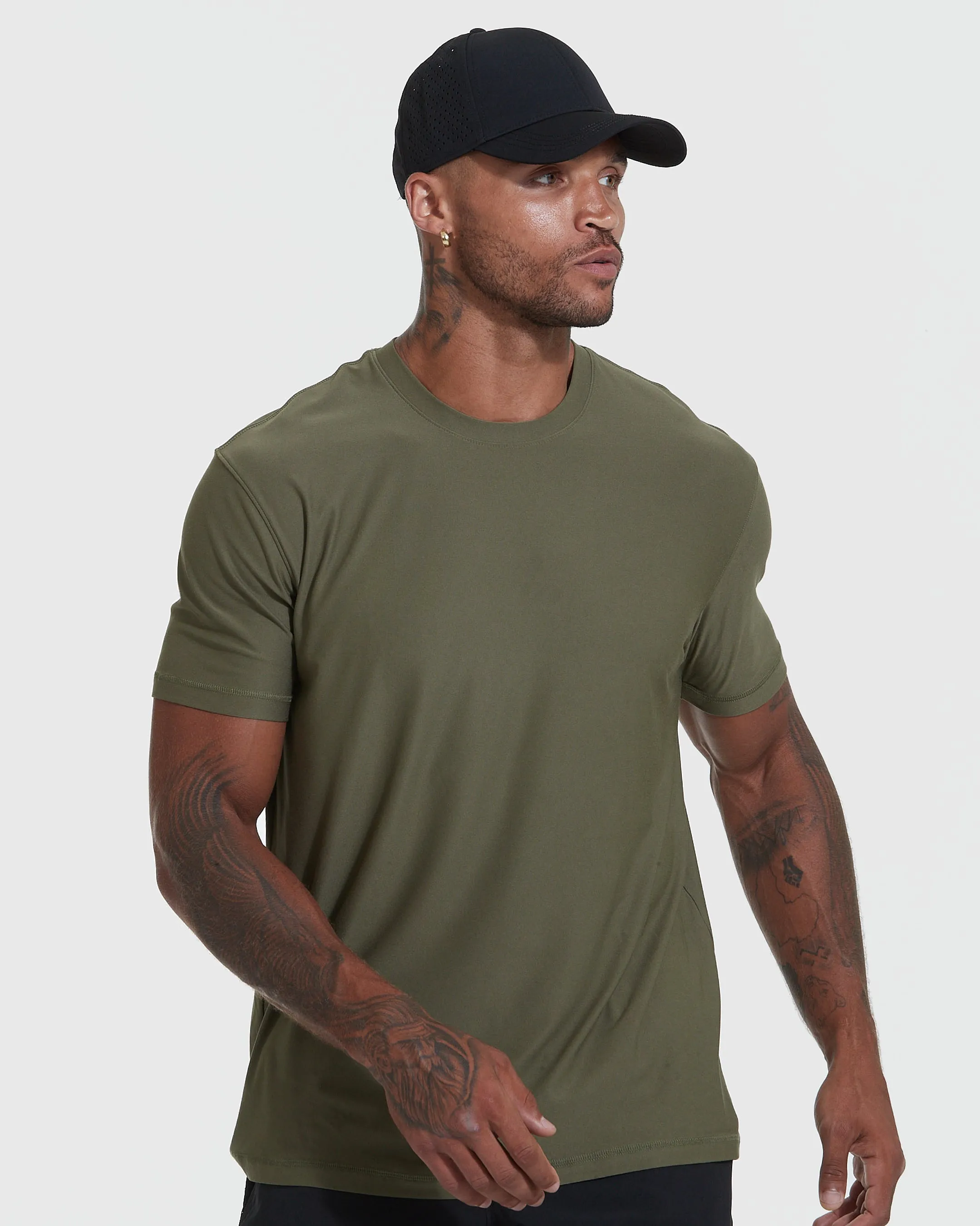 Gray Active Crew Neck 3-Pack