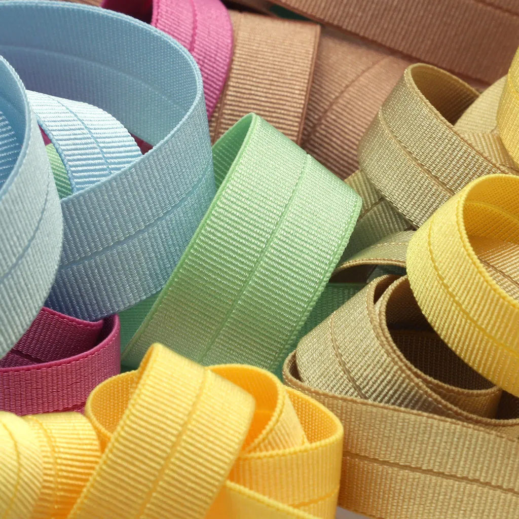 Grosgrain Stretch Tape #108 Fog