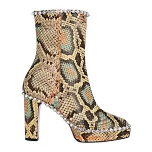 Gucci Shoes, Python Heeled Boots (size 37)