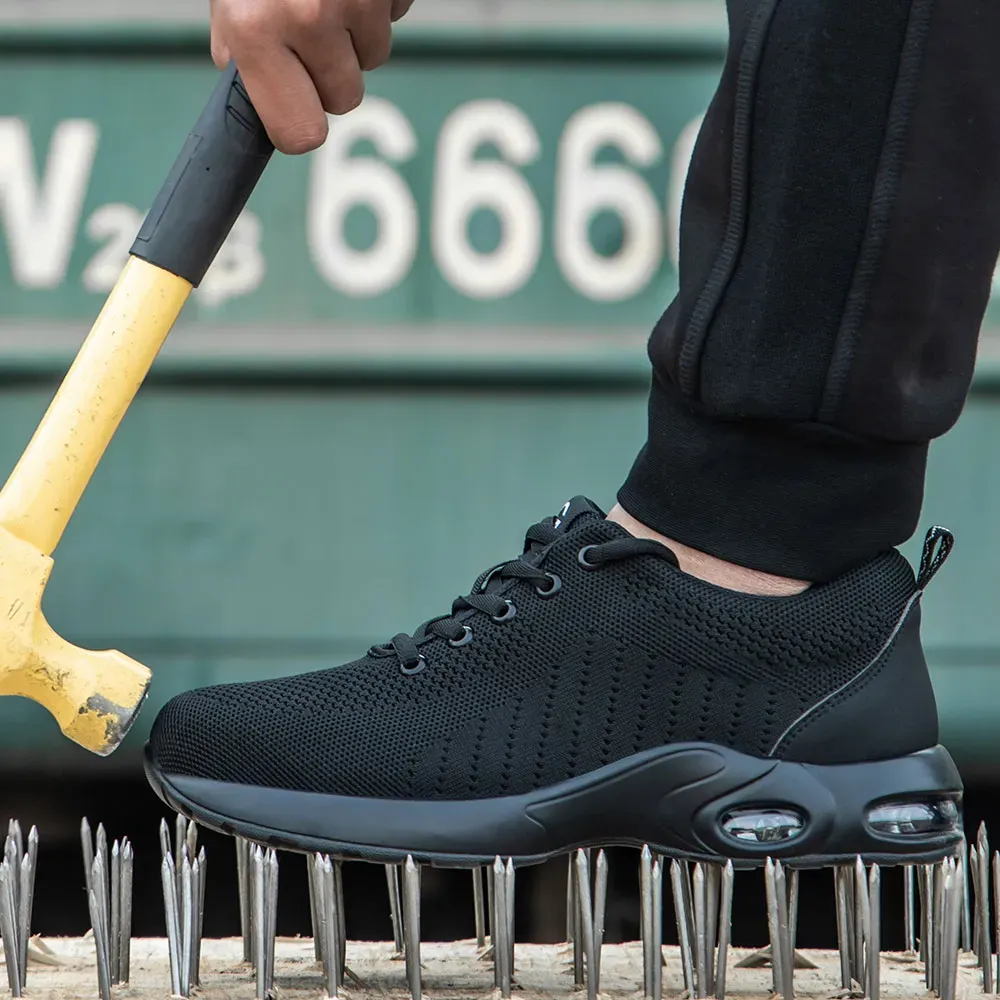 Guyisa | Techno lightweight steel cap cushioned safety shoes