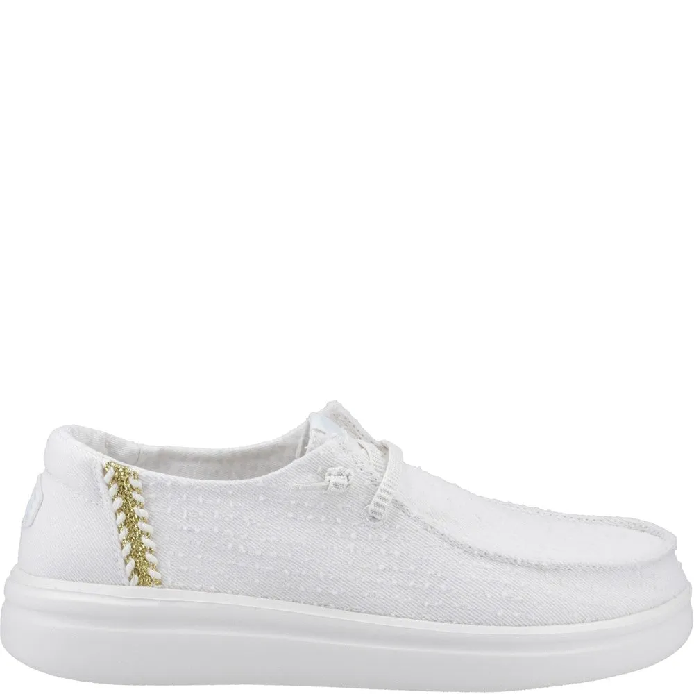 HEYDUDE Wendy Rise Perf Canvas Shoes