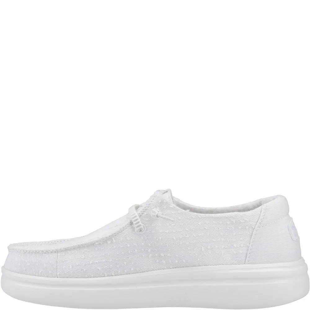 HEYDUDE Wendy Rise Perf Canvas Shoes