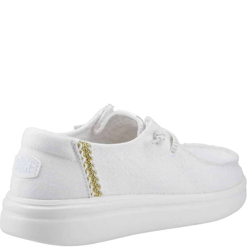 HEYDUDE Wendy Rise Perf Canvas Shoes