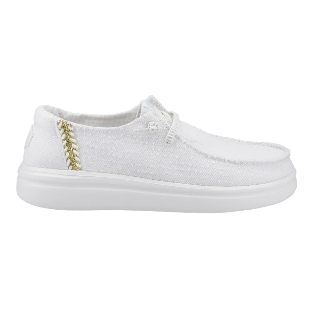 HEYDUDE Wendy Rise Perf Canvas Shoes