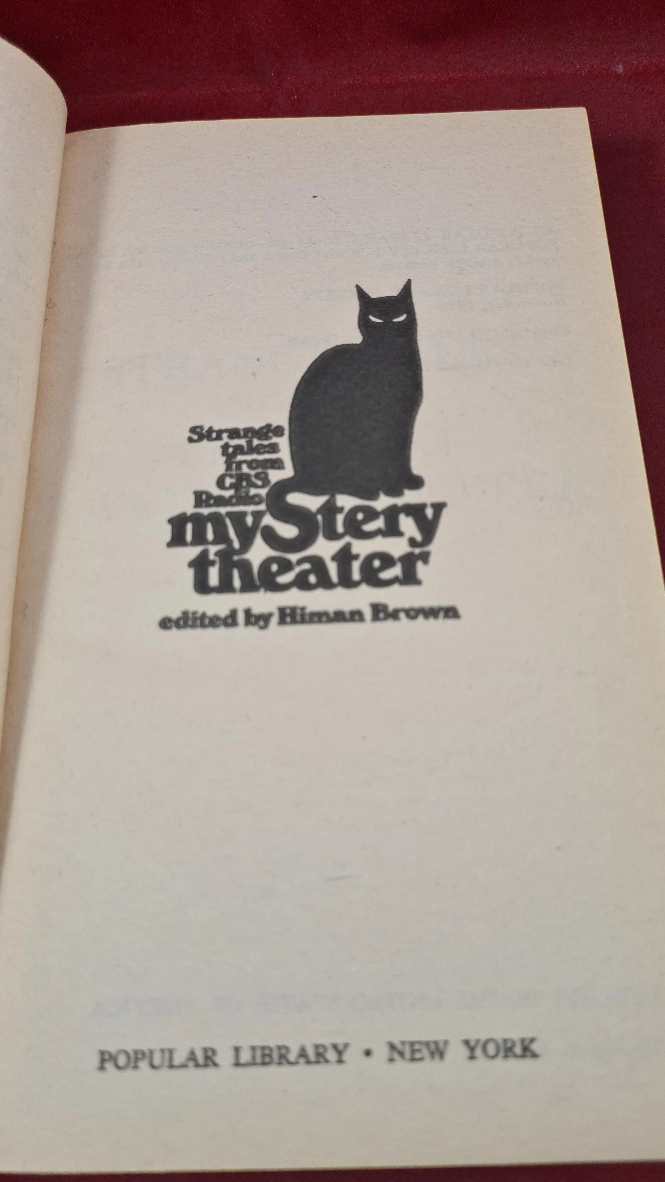 Himan Brown - Strange Tales from the CBS Radio Mystery Theater, Popular, 1976, 1st