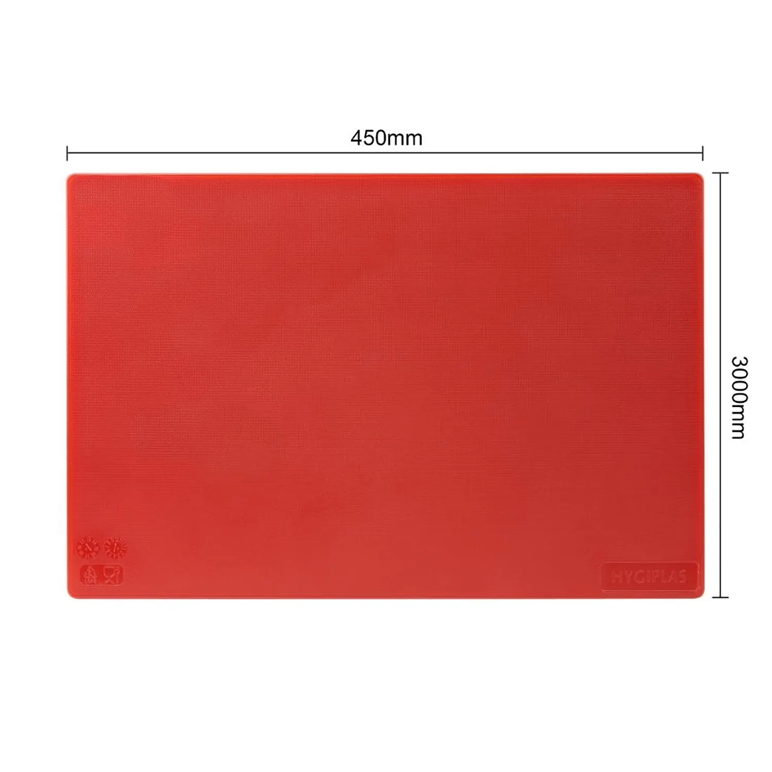 Hygiplas Low Density Chopping Board Set | Pack of 7