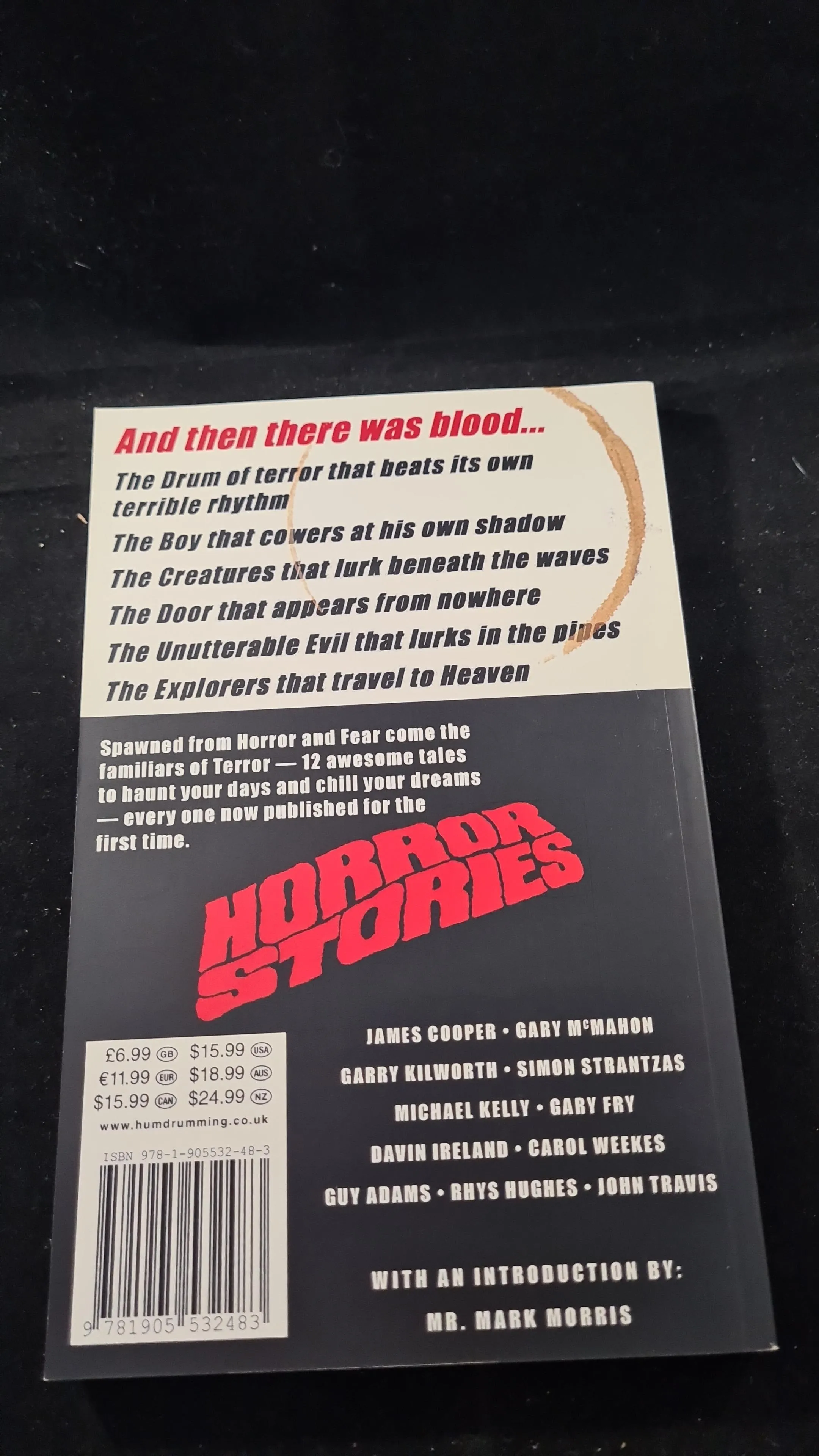 Ian Alexander Martin - The First Humdrumming Book of Horror Stories, 2007, Paperbacks