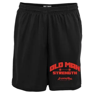 Ironville OLD MAN STRENGTH Pocket Gym Shorts