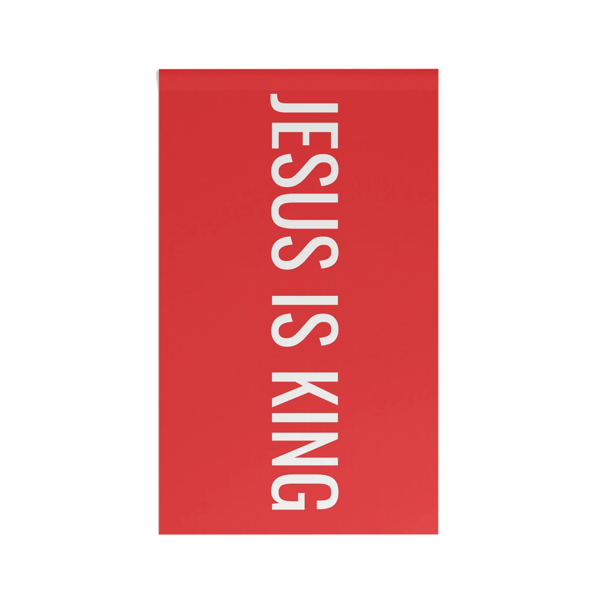 Jesus is King religious Banner
