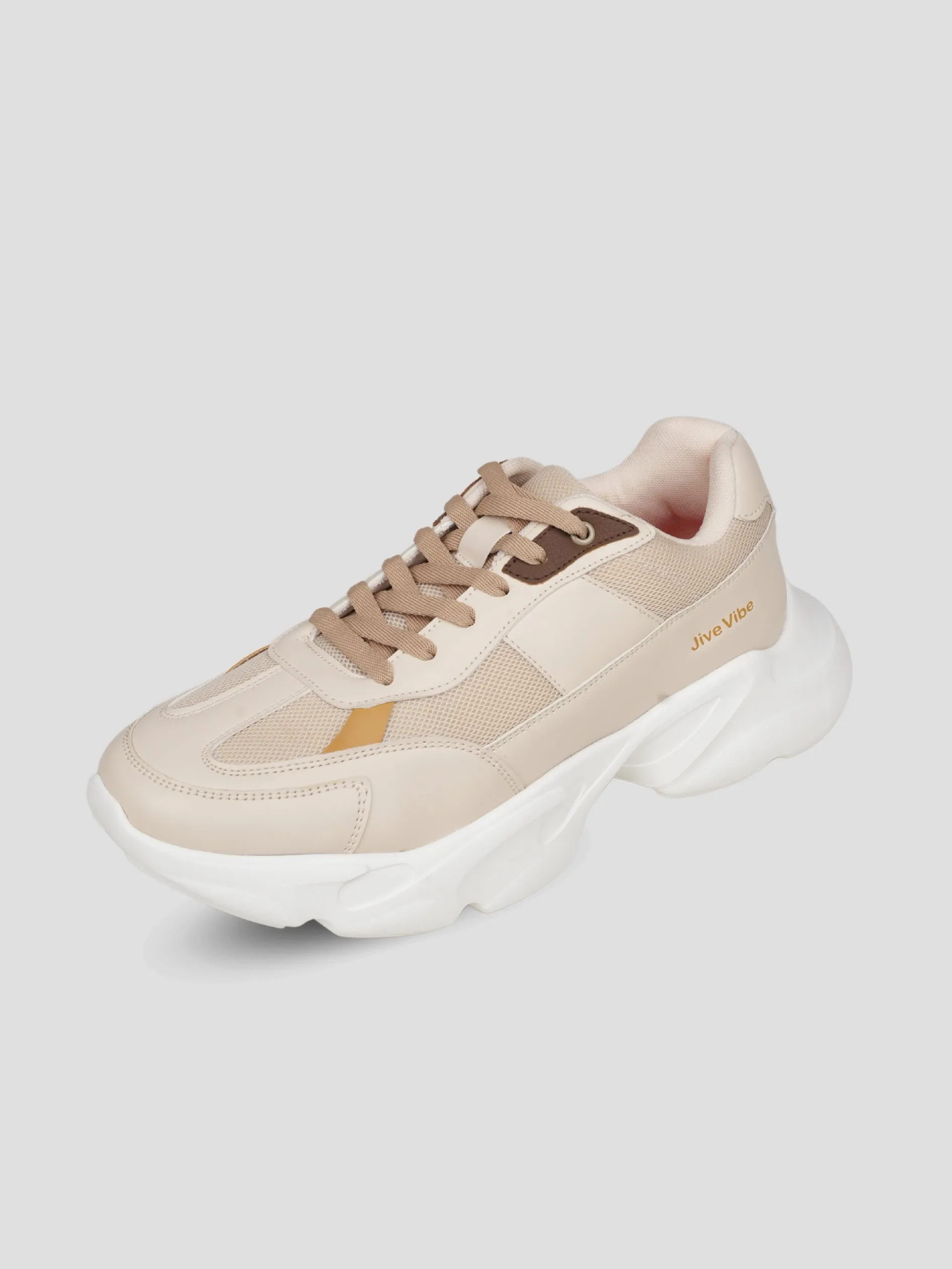 JiveVibe Men's Lace-Up Sneakers – Stylish & Comfortable