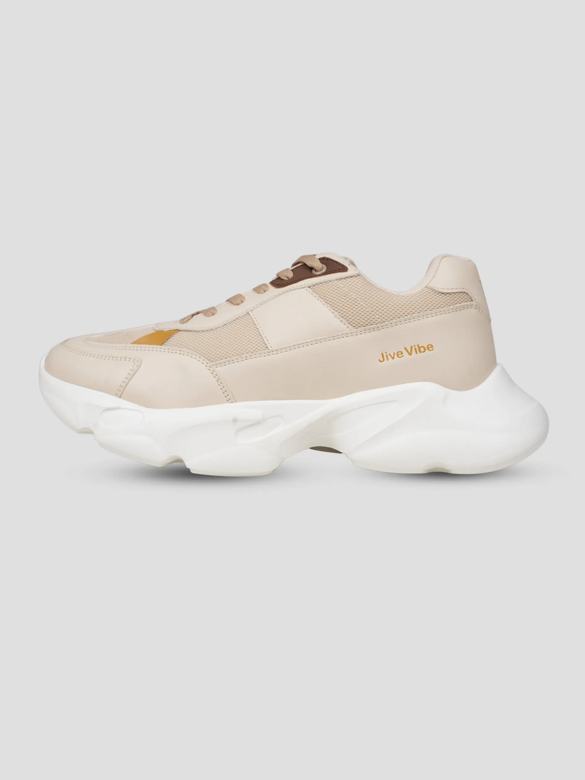JiveVibe Men's Lace-Up Sneakers – Stylish & Comfortable