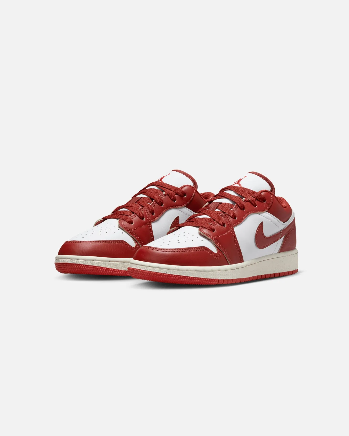 Jordan Kids' Air Jordan 1 Low SE (GS) White/Dune Red