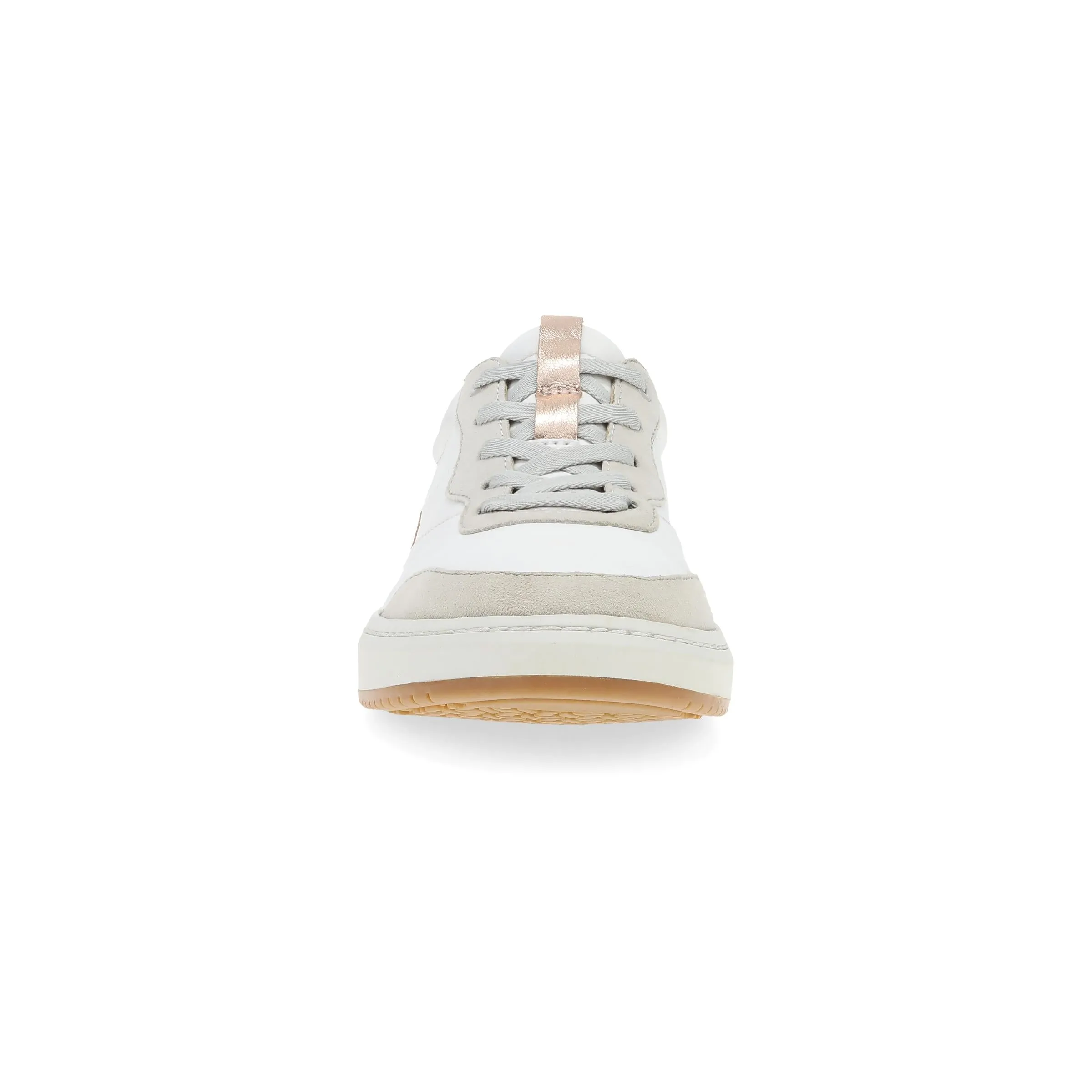 Josey - White/Rose Gold Nappa Sneaker - 10102-000396