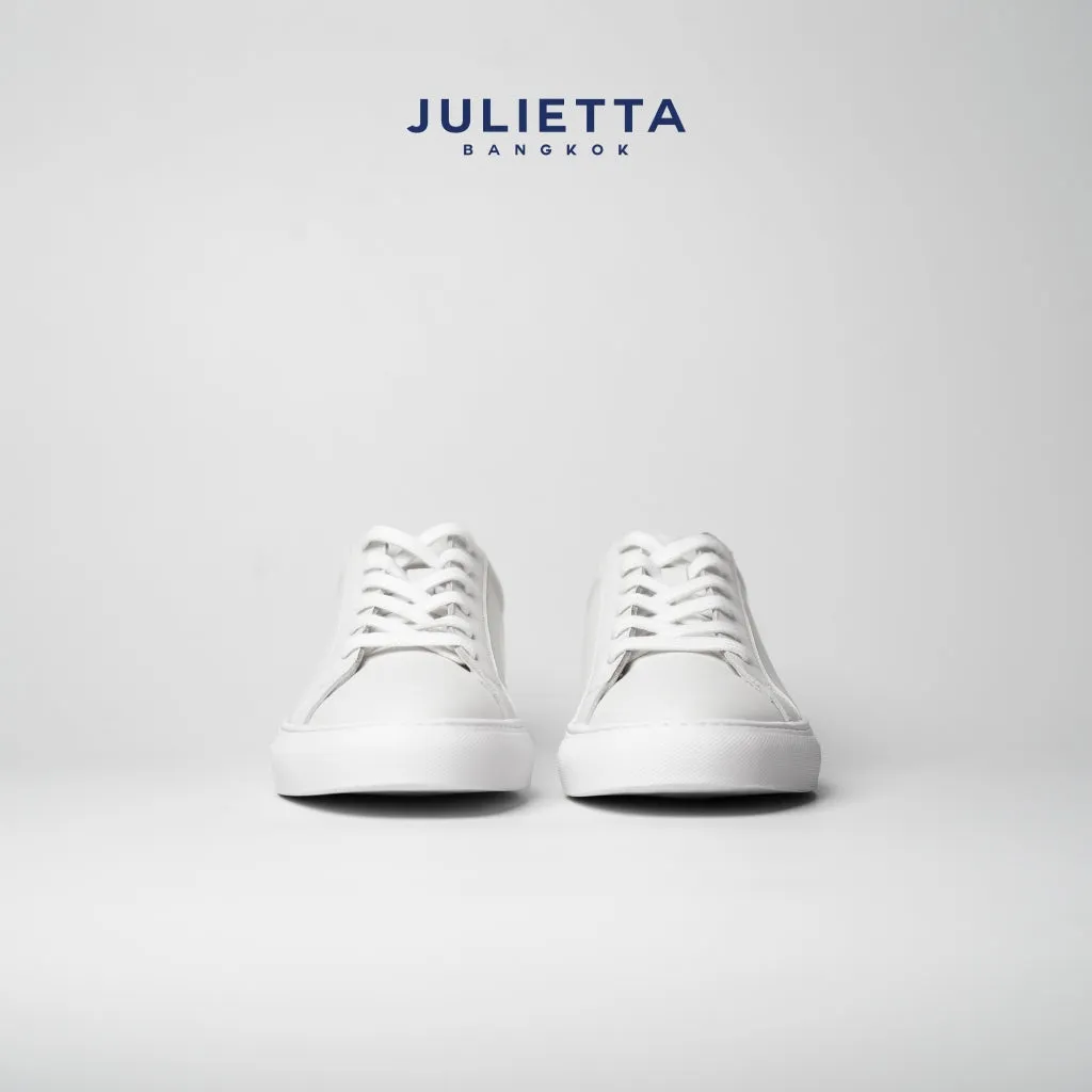 JULIETTA - Luca Calfskin Sneakers : White