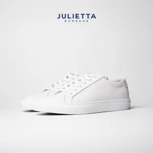 JULIETTA - Luca Calfskin Sneakers : White