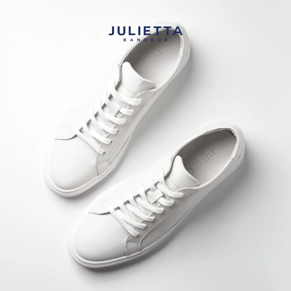 JULIETTA - Luca Calfskin Sneakers : White