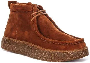 Justinreess England Kyla Suede In Brown For Women