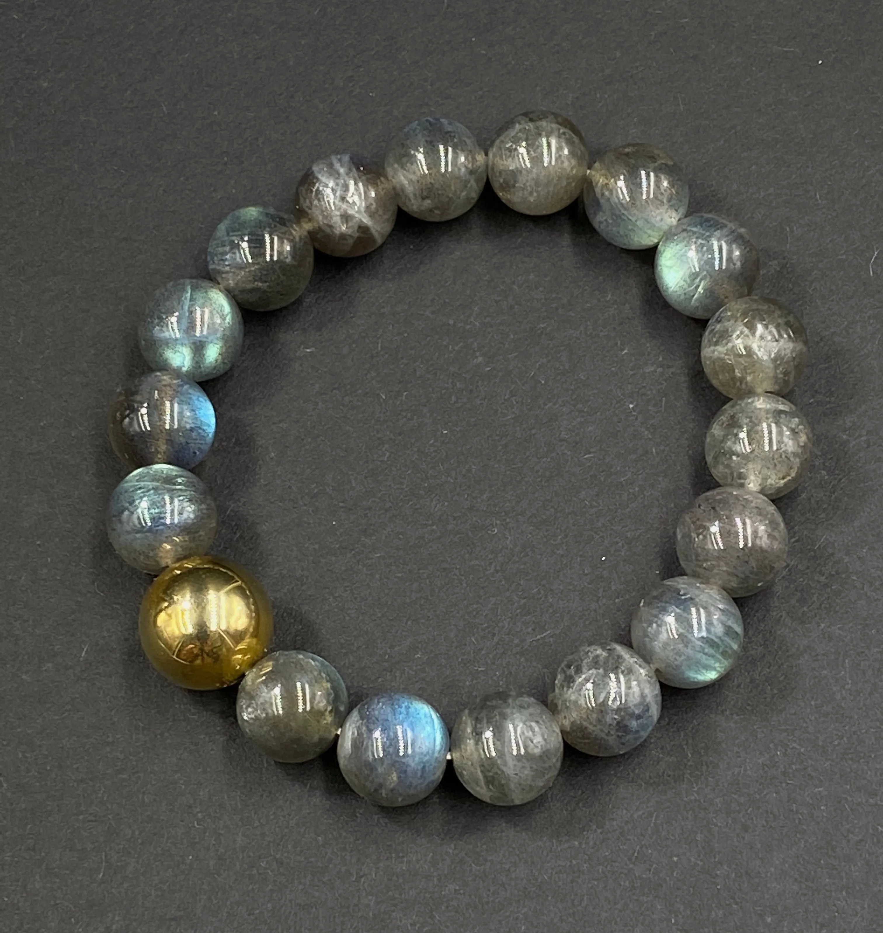 Labradorite Stretch Stacking Bracelet