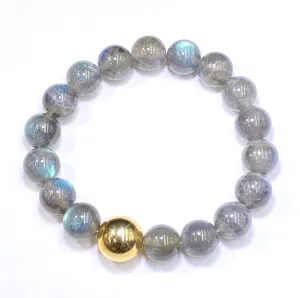Labradorite Stretch Stacking Bracelet