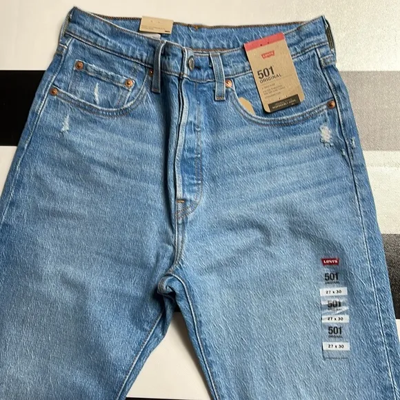LEVIS 501 ORIGINAL FIT STRETCH RIPPED
