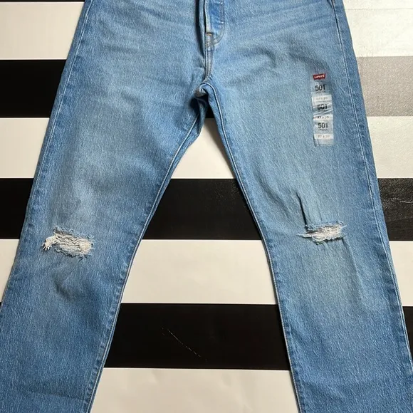 LEVIS 501 ORIGINAL FIT STRETCH RIPPED