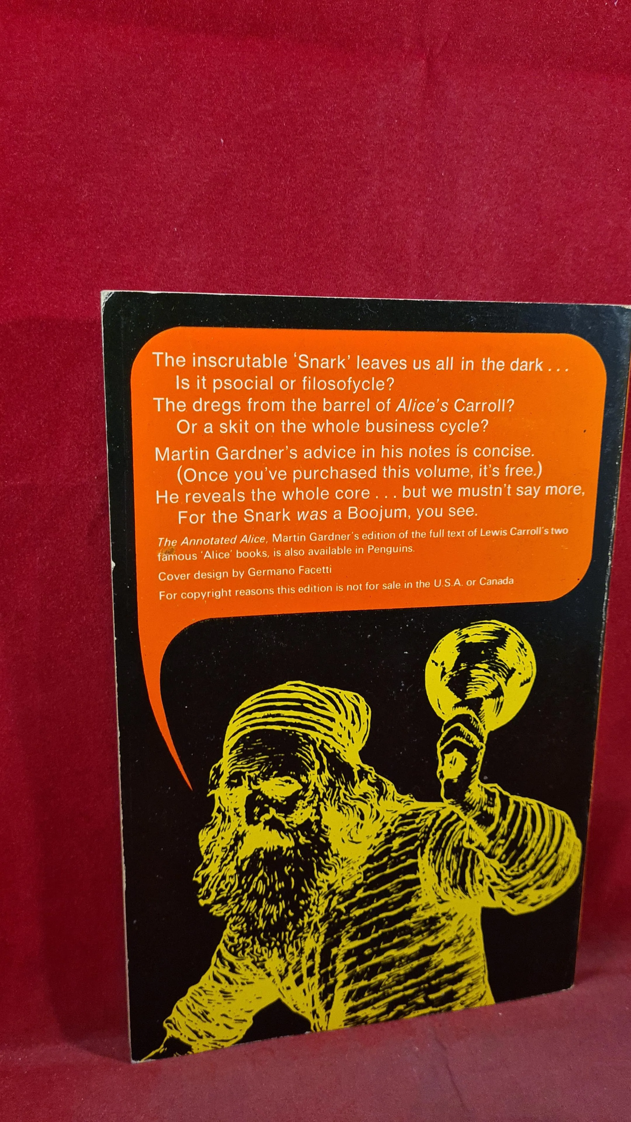 Lewis Carroll - The Hunting of the Snark, Penguin Book, 1967, Paperbacks