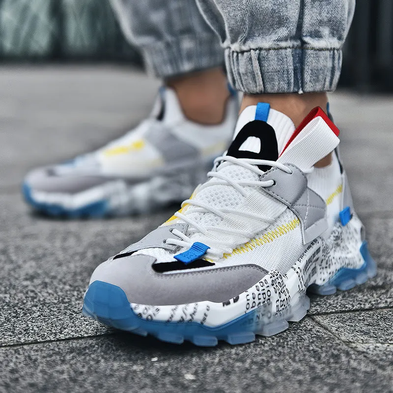 Lightweight flying knit sneakers