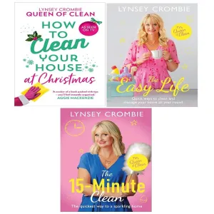 Lynsey Queen of Clean Collection 3 Books Set (Easy Life,15-Minute Clean, Christmas)