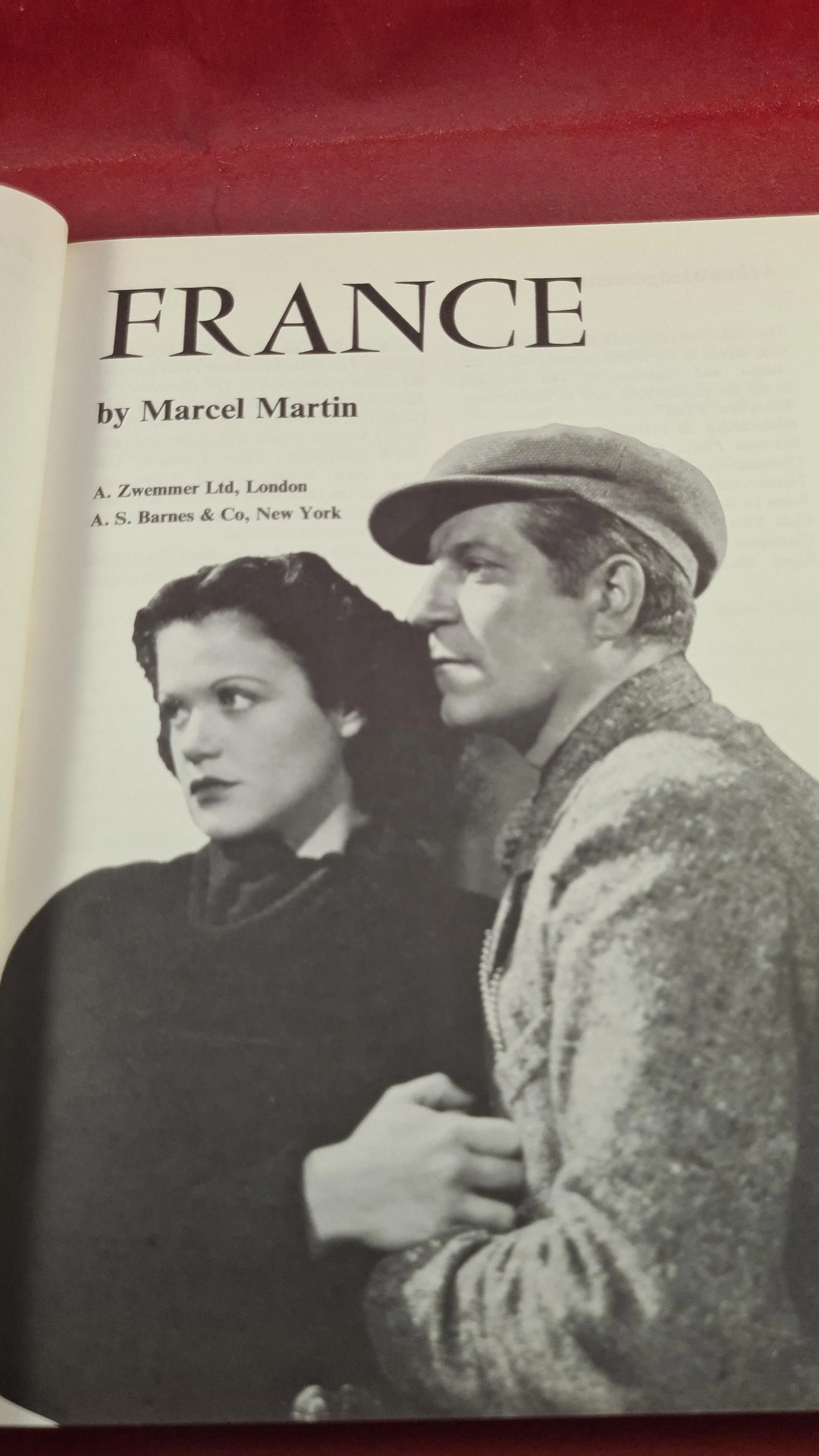 Marcel Martin - France, Zwemmer/Barnes, 1971, Paperbacks