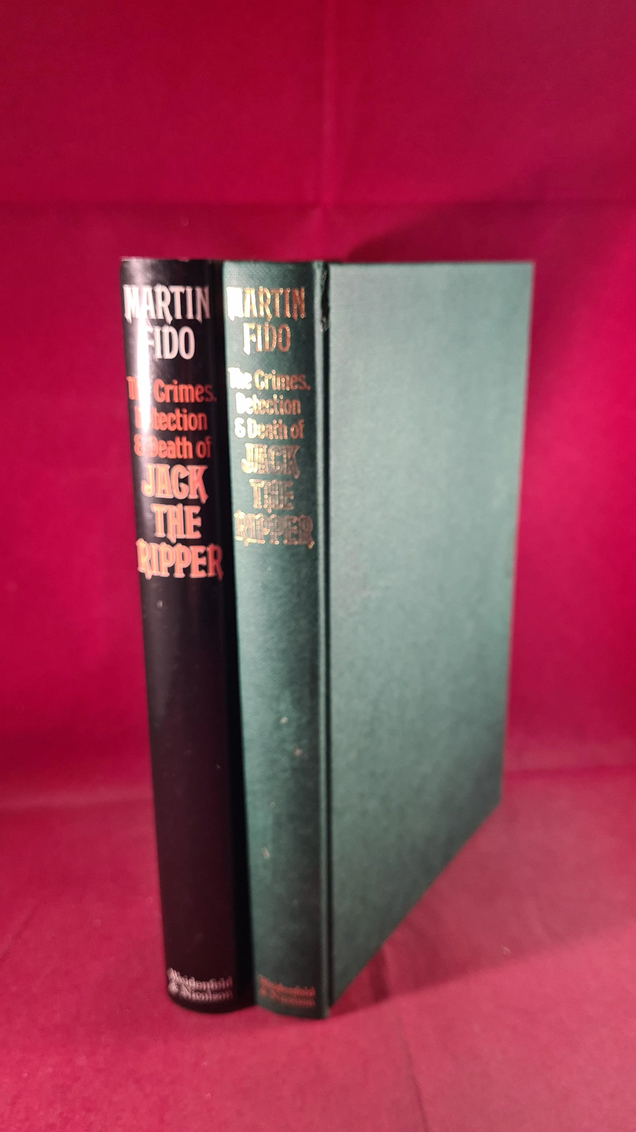Martin Fido - Jack The Ripper, Weidenfeld, 1987, First Edition