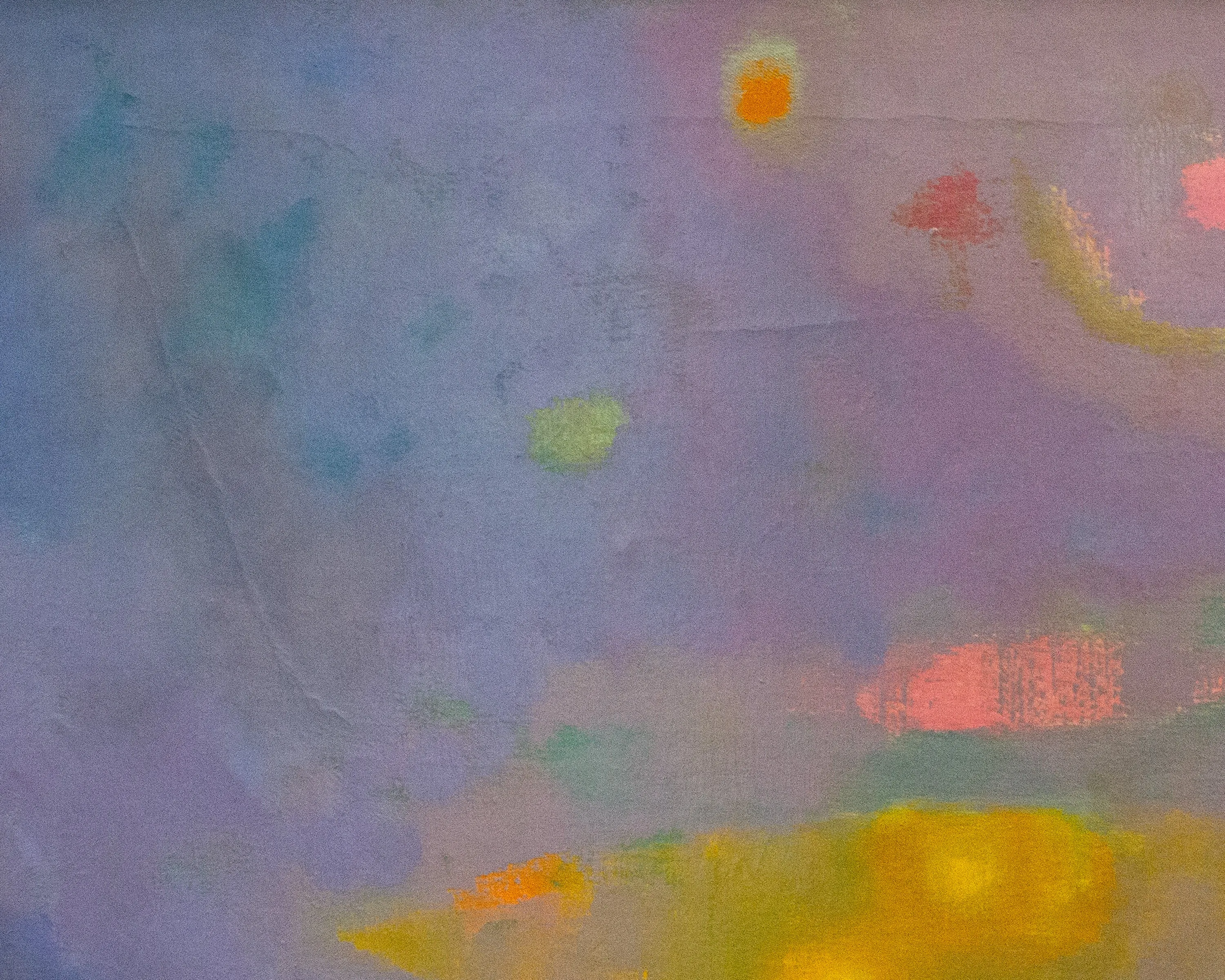 Martin Friedman Signed “Illuminated Night” Abstract Oil on Canvas Painting