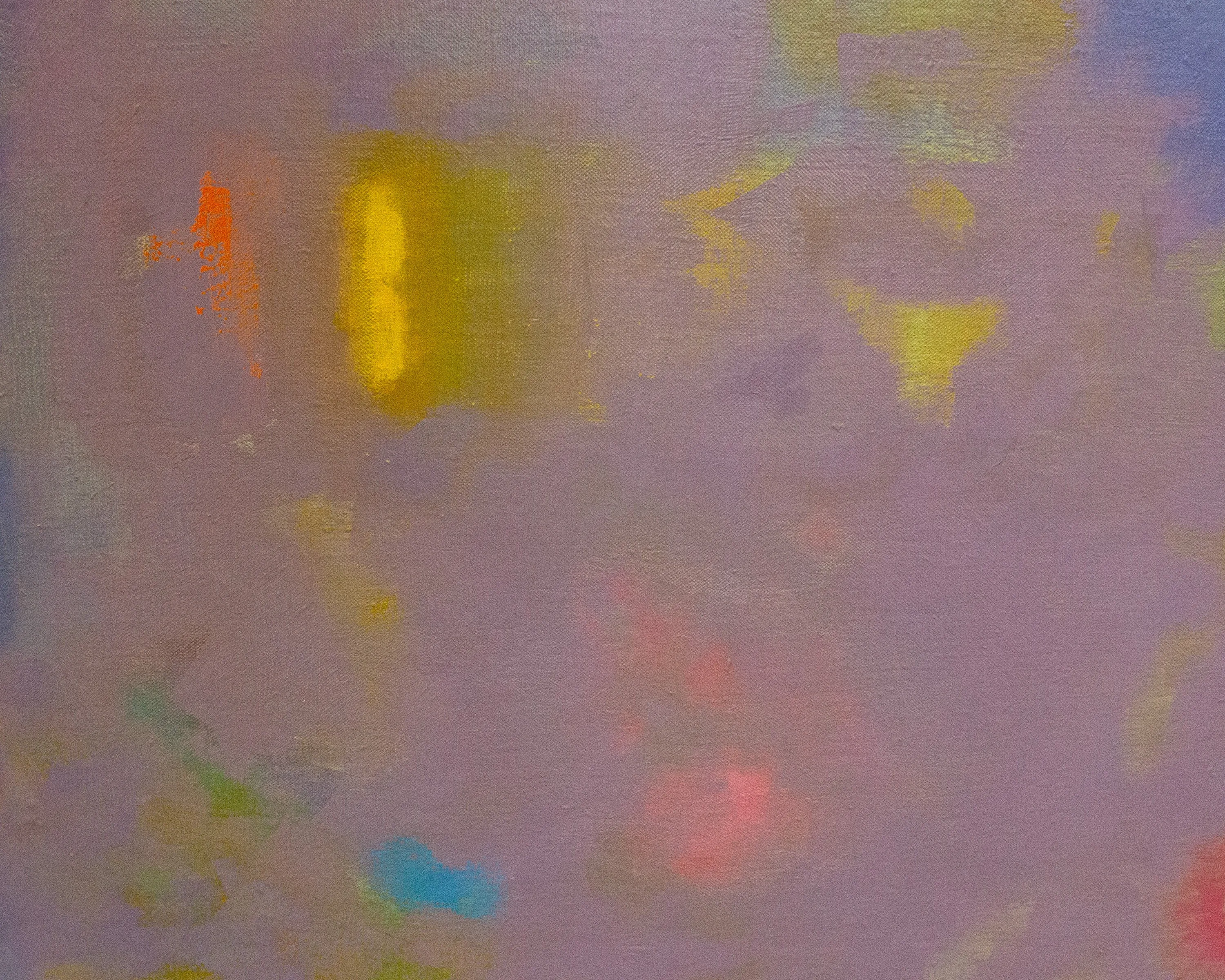 Martin Friedman Signed “Illuminated Night” Abstract Oil on Canvas Painting
